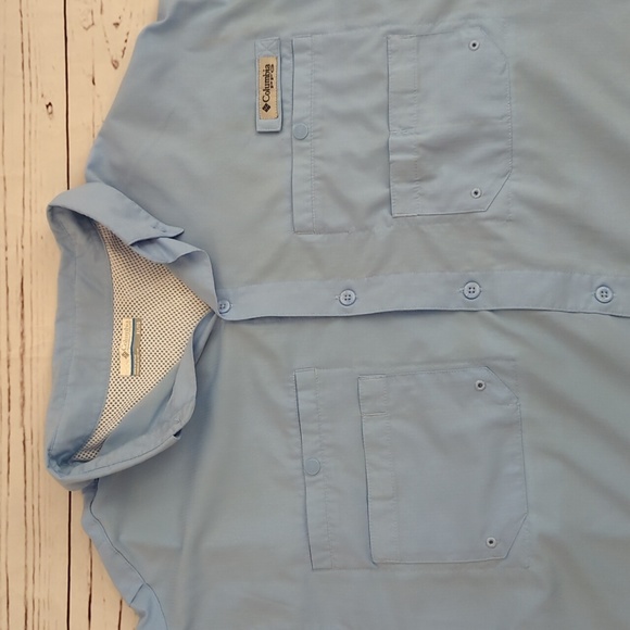 Columbia PFG long sleeve button down shirt, men's XL - Picture 3 of 14